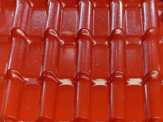 ASA Synthetic Resin Roof Tile Spanish Bamboo Wave For Villa Sheds Warehouse