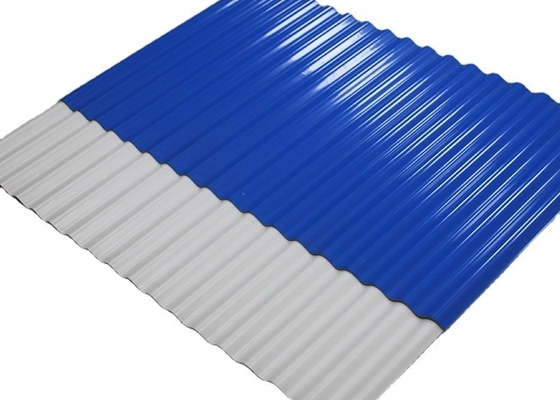 Color Stable Light Weight Plastic Roof Tiles 1.3mm Long Lifespan For Station Parking Cover