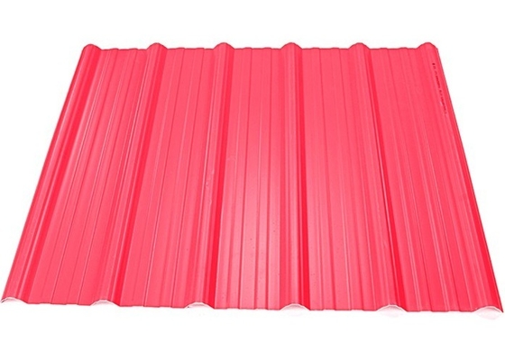 Color Stable Light Weight Plastic Roof Tiles 1.3mm Long Lifespan For Station Parking Cover
