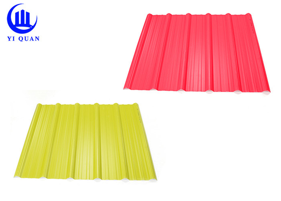 Light Weight Multilayer PVC UPVC Plastic Roof Tiles For Steel Factory