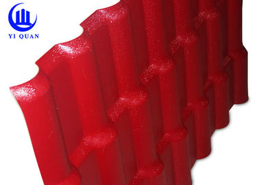 Plastic Prefab Houses Synthetic Resin Roof Tile ASA  Anti - Aging Width 1050MM