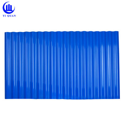 UPVC Spanish Roof Tiles 1.5mm to 2.8mm Thickness Custom Length