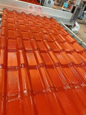 ASA Synthetic Resin Roof Tile 1050mm Width Windproof Impact Resistant