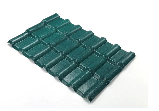 ASA Synthetic Resin Roof Tile Wave di bambù spagnolo per la villa sparge il magazzino