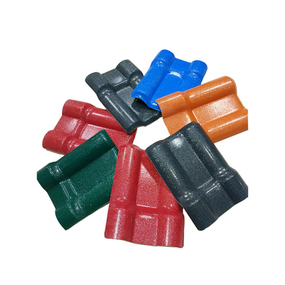 Larghezza delle mattonelle di tetto della resina sintetica del PVC della prova di fuoco 1050mm per il balcone della fabbrica