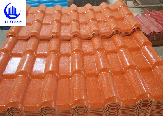 Facile installare le mattonelle di tetto della resina dell'asa colori gli strati durevoli di resistenza all'urto delle mattonelle