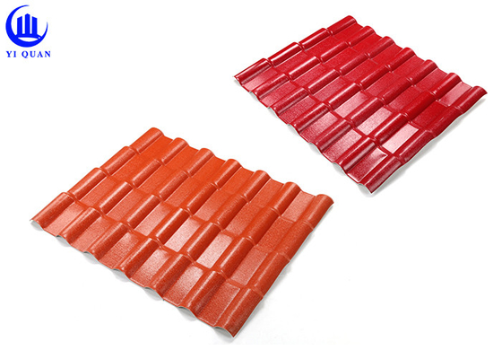 Colore che dura l'isolamento acustico di larghezza di ASA Spanish Roofing Sheets 1050mm