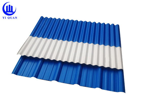 strati trapezoidali del tetto di resistenza al fuoco delle mattonelle di tetto del PVC di larghezza di 930mm