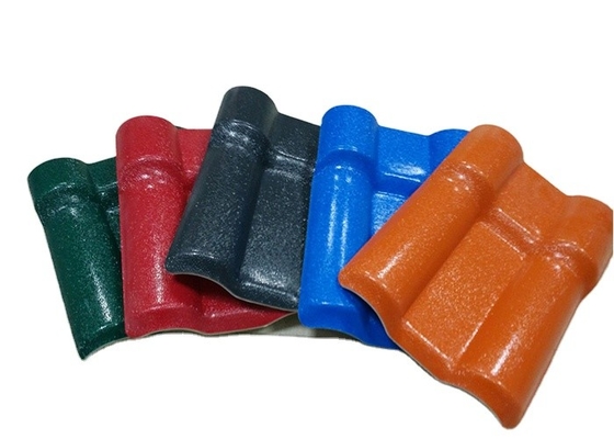 Spessore su misura di ASA Synthetic Resin Roof Tile 2.5mm facile installare