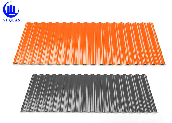 B1 mattonelle di tetto di plastica di spessore del grado 1.0mm rispettose dell'ambiente per le costruzioni