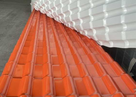 Mattonelle di tetto duranti della resina di colore ASA Roofing Sheet rispettoso dell'ambiente