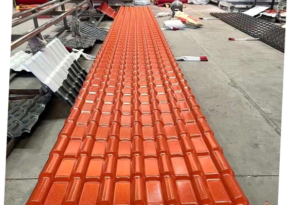 le mattonelle di tetto della resina sintetica di spessore di 2.5mm hanno impresso ASA Roofing Sheets