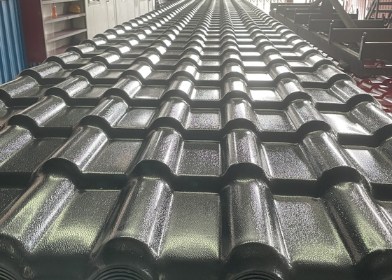 Le mattonelle impermeabili della resistenza di ASA Resin Roof Tiles Sound rivestono lo spessore di 2.5mm
