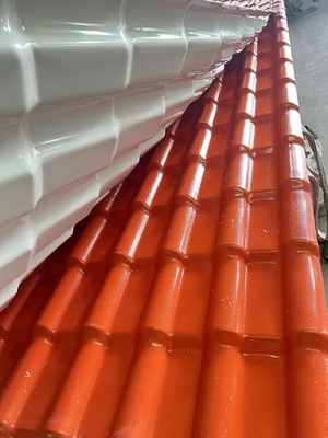 Anti isolamento acustico Asa Pvc Roof Sheet delle mattonelle di tetto della resina sintetica di corrosione