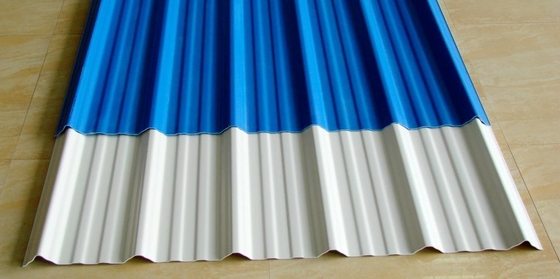 strato ondulato di plastica del tetto del PVC di resistenza all'urto delle mattonelle di tetto di 1.0mm
