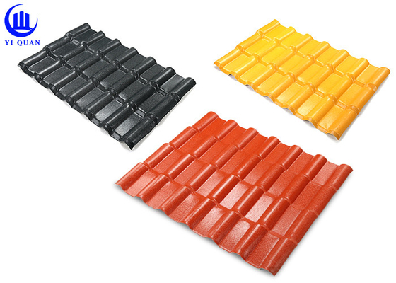 Mattonelle di tetto sintetiche del PVC dell'isolamento asa del buon tempo per la serra all'aperto del gazebo