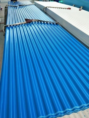 strati del tetto di resistenza agli'agenti atmosferici delle mattonelle di tetto del PVC di spessore di 3.0mm per la fabbrica