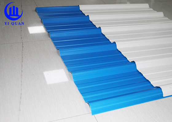 Mattonelle di tetto trapezoidali impermeabili di UPVC per il balcone del mercato rispettoso dell'ambiente