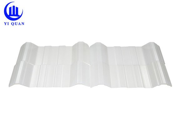 L'anti tetto trasparente leggero UV riveste le mattonelle di tetto del lucernario del PVC del PC di Transulent per il balcone del corridoio