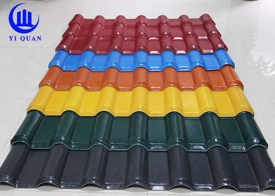 Mattonelle di tetto facili a prova di fuoco della resina del PVC dell'installazione asa per il rivestimento della parete della scuola