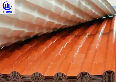2.8mm Asa Synthetic Resin Roof Tile per residenziale