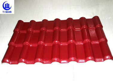 3 strati capacità stabile 100kg delle mattonelle di tetto della resina del PVC di colore dell'isolamento termico la forte